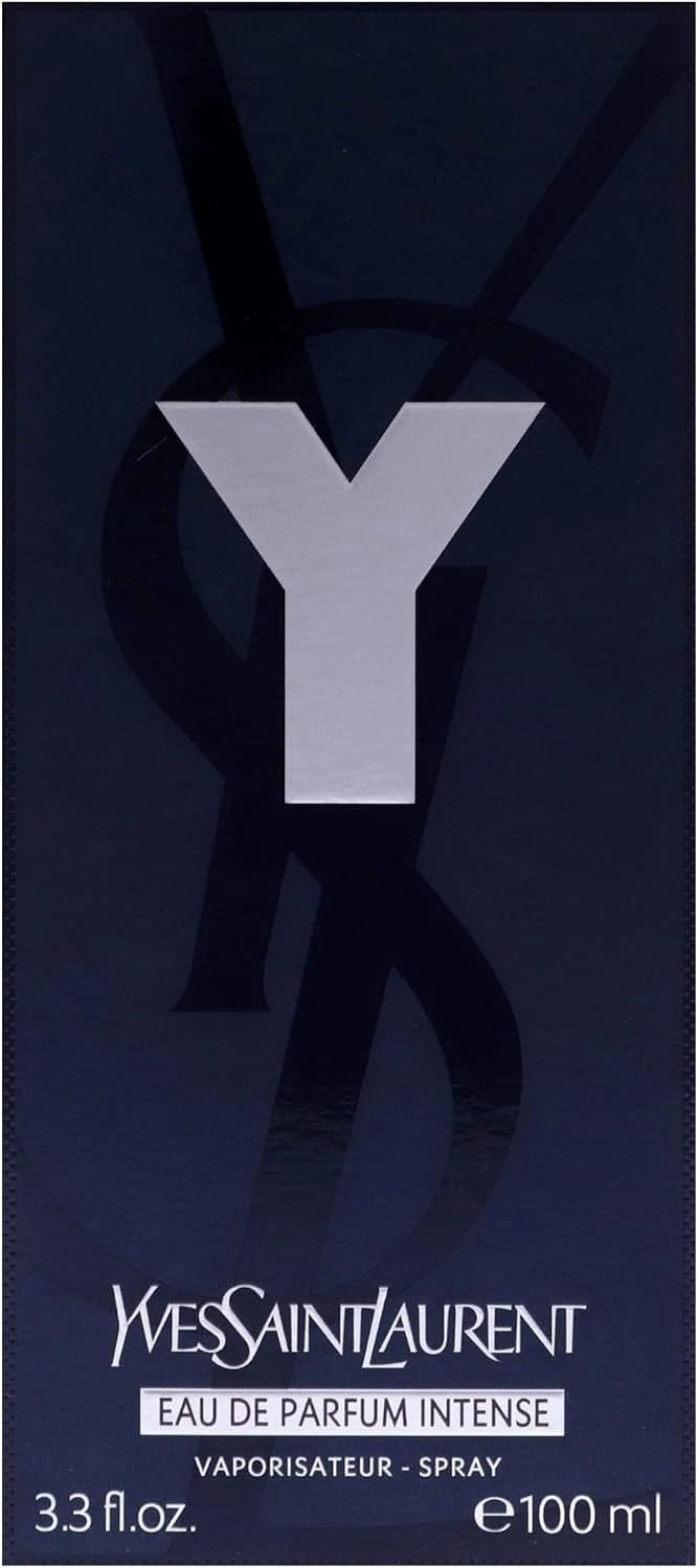 YSL Y Eau de Parfum Intense for Men 100ml 3.3 oz – Long Lasting Designer Fragrance