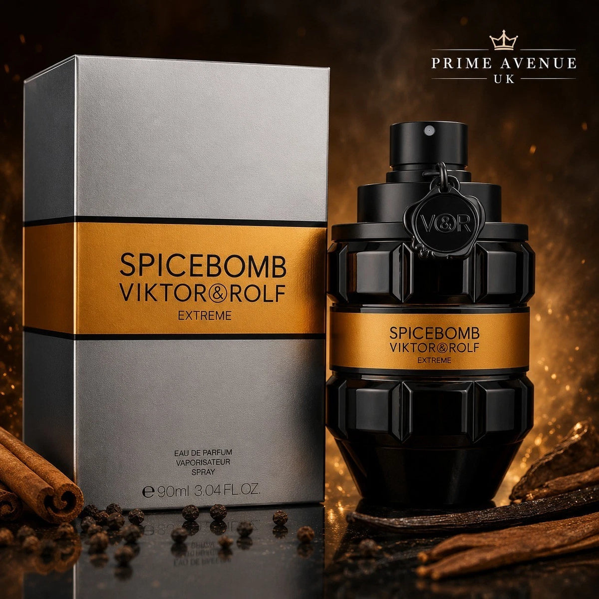 Viktor & Rolf Spicebomb Extreme Eau de Parfum 90ml Spray For Him - Men's EDP New