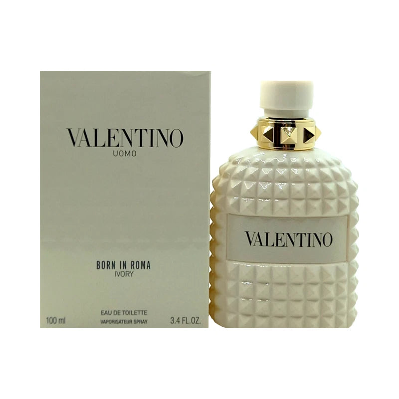 Valentino Uomo Born In Roma Ivory Eau de Toilette 3.4 oz 100ml Men